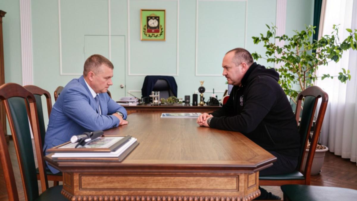 Калинин и глава Мичуринска отметили важность поддержки защитников Отечества